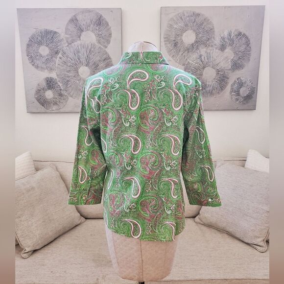 Talbots Wrinkle Resistant Button Down Shirt sz 16P - Picture 5 of 10